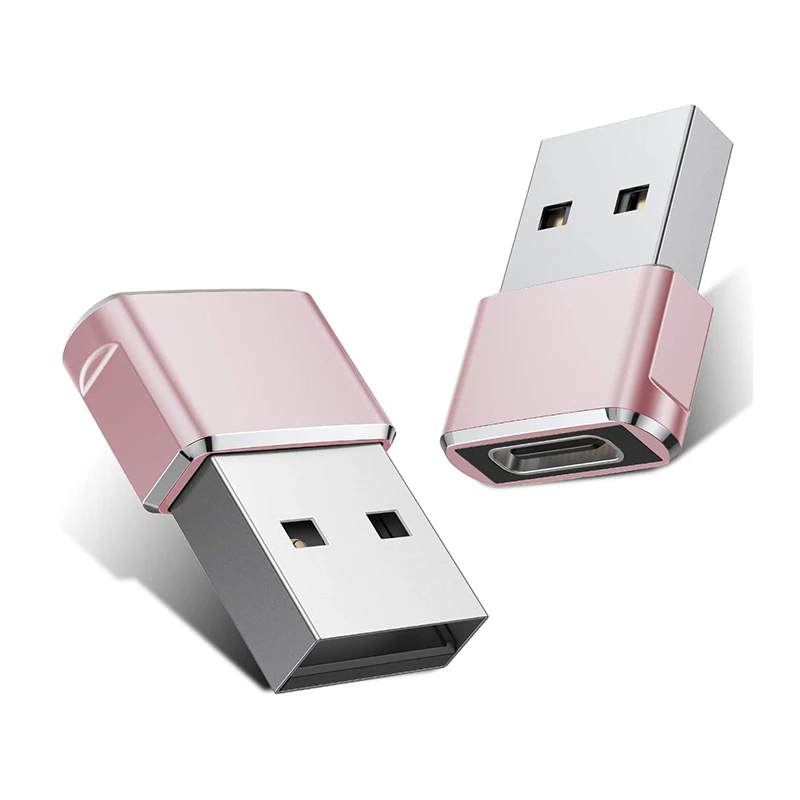 Переходник с USB 2,0 «папа» на «мама» Type-C «мама»