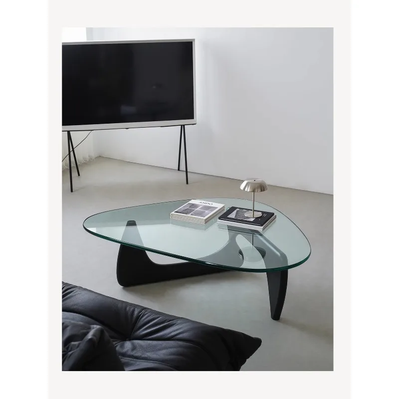 

Креативный скандинавский треугольный журнальный столик, средневековый стеклянный журнальный столик