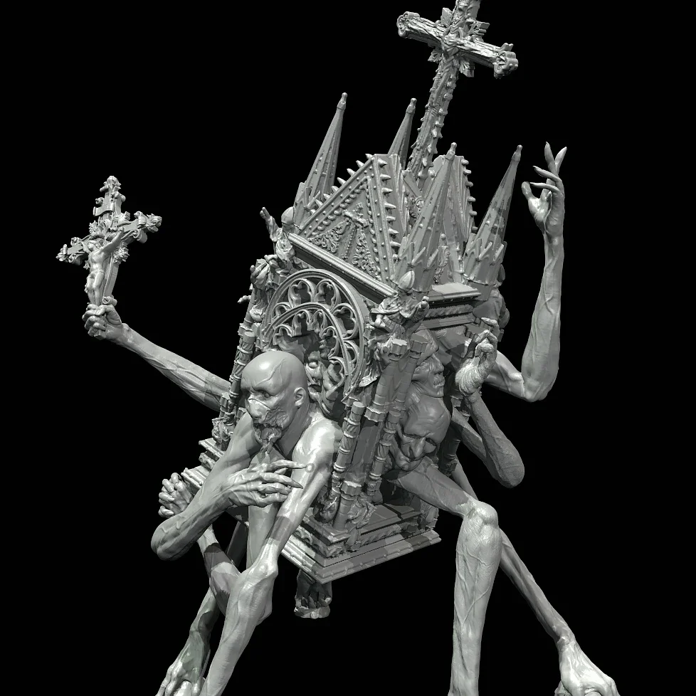 The height of man 38mm 50mm 75mm Resin model kits figure colorless and self-assembled 3D Printing  TD-6783/3D