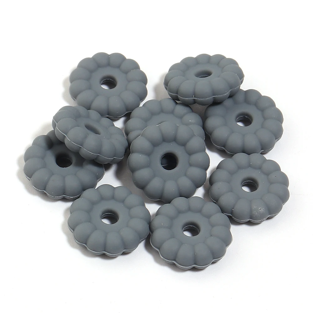 10 Stück 12mm Dichtungs-Silikonperlen Runde Lose Abstandsperlen aus Silikon für Schmuckherstellung DIY Handwerk Armband Halsketten Zubehör – Detail 14