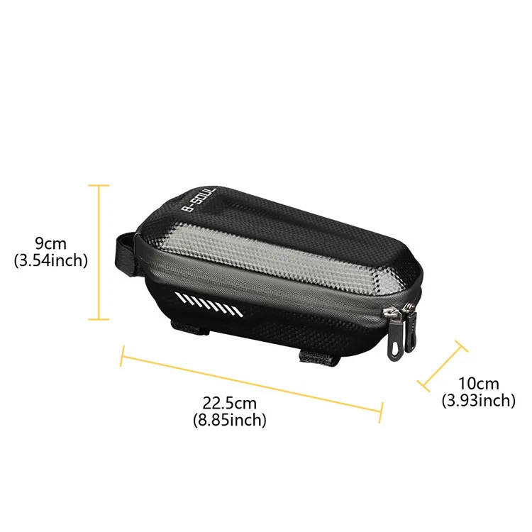 New Design Bike Frame Front Hard Shell Bicycle Top Tube Bag,Cycling Accessories Waterproof Bicycle Saddle Bag