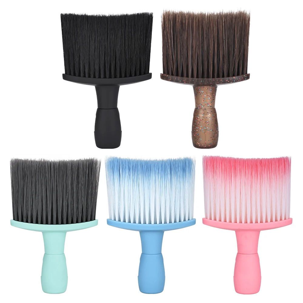 فرشاة حلاقة احترافية ومنفضة الرقبة، فرشاة غبار شعر ممتازة لصالون الحلاقة وصالونات الحلاقة، أداة ناعمة لإزالة الشعر والتنظيف #1