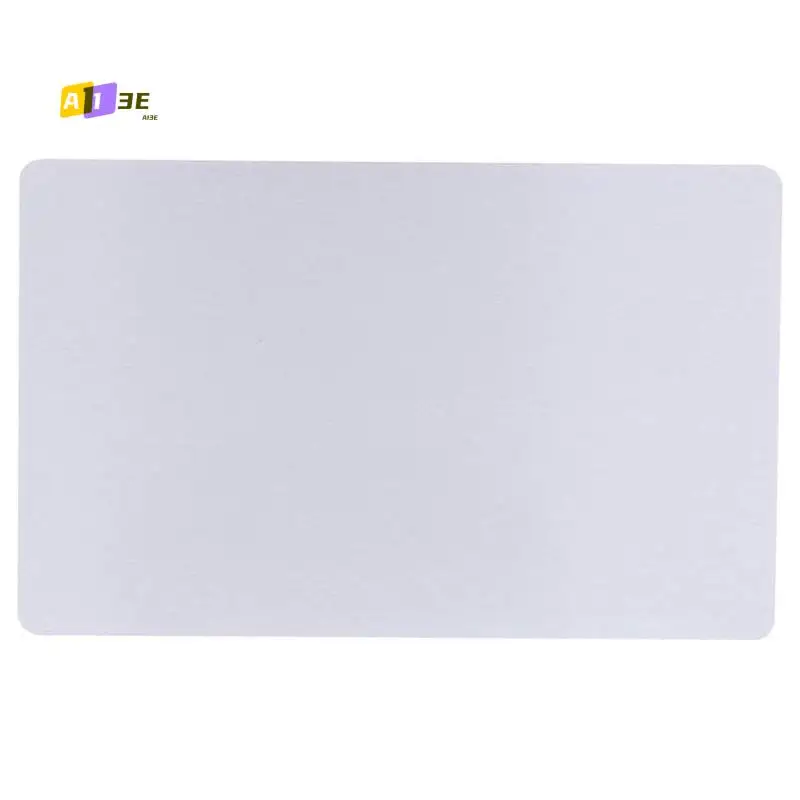 

A13E-100 Pcs Blank Sublimation Metal Name Card Thick Laser Metal Name Card Printing Blank Business Card (Silver )