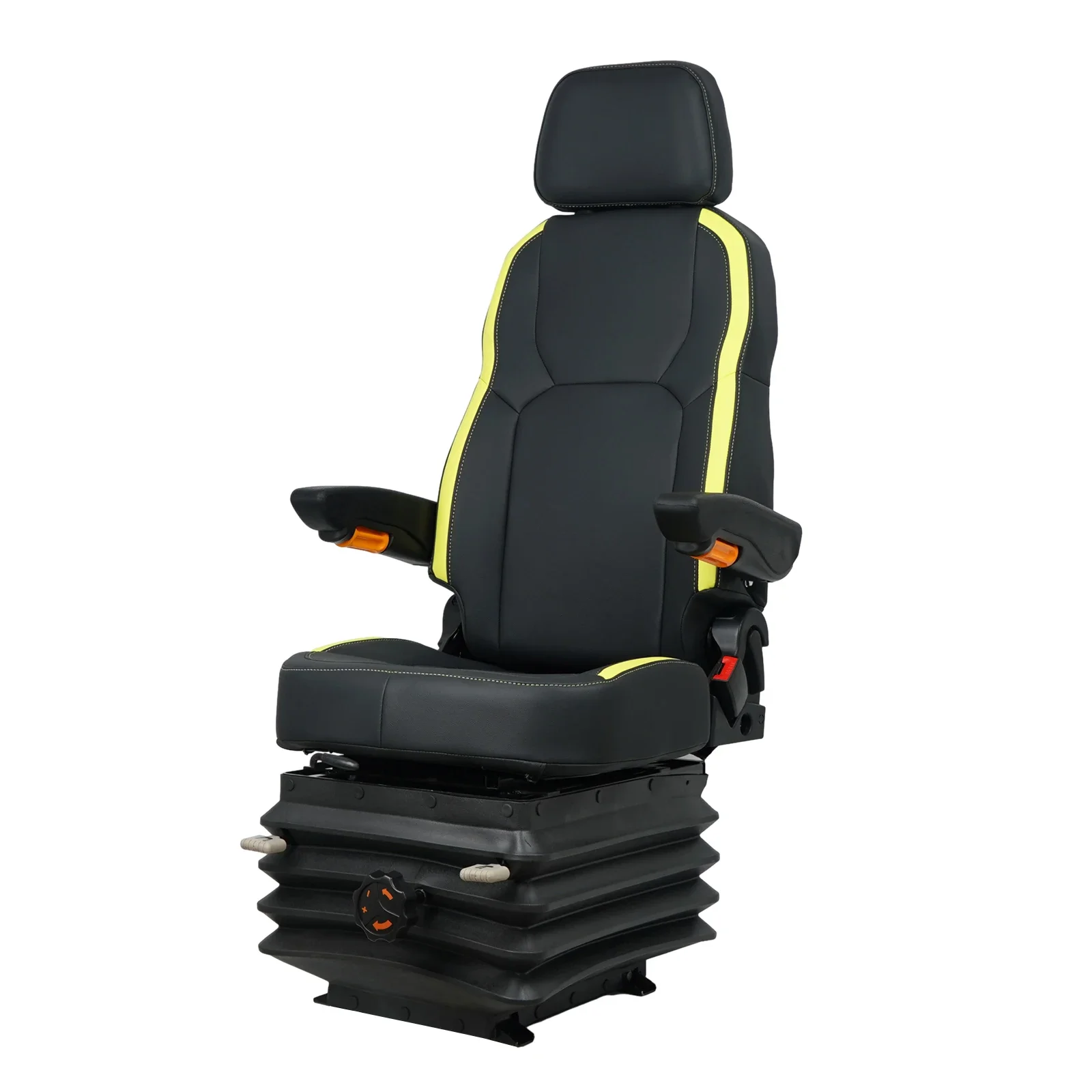 Foldable Heavy Duty Steel Forklift Excavator Skid Loader Tractor Seat Agriculture Construction And Farm Suspension Seat
