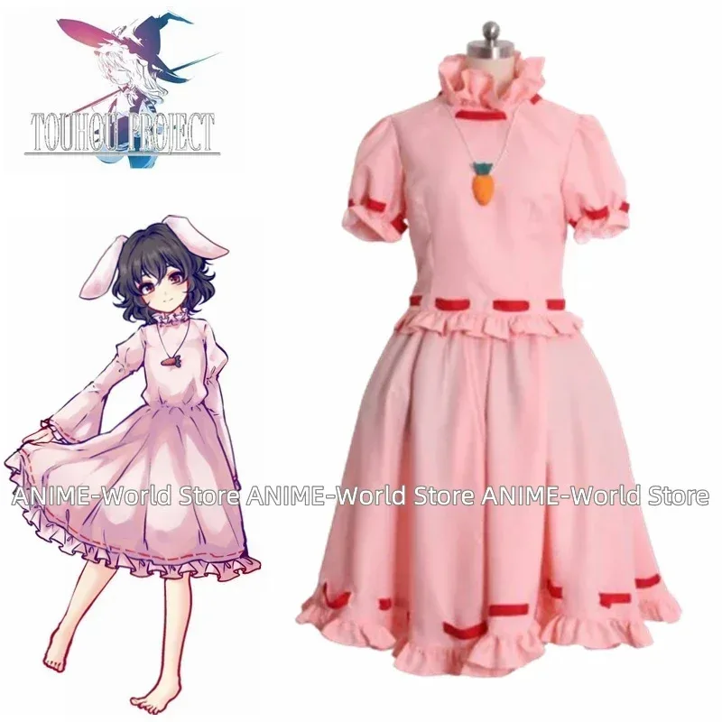 Juego Tewi Inaba Tei Inaba disfraz de Cosplay hecho a medida peluca de cualquier tamaño DF