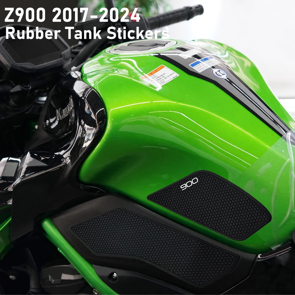 カワサキz900 z 900,z900se,2017-2021, 2022, 2023, 2024,モーターサイクルタンクパッド保護ステッカー,デカール,ガスニーグリップ