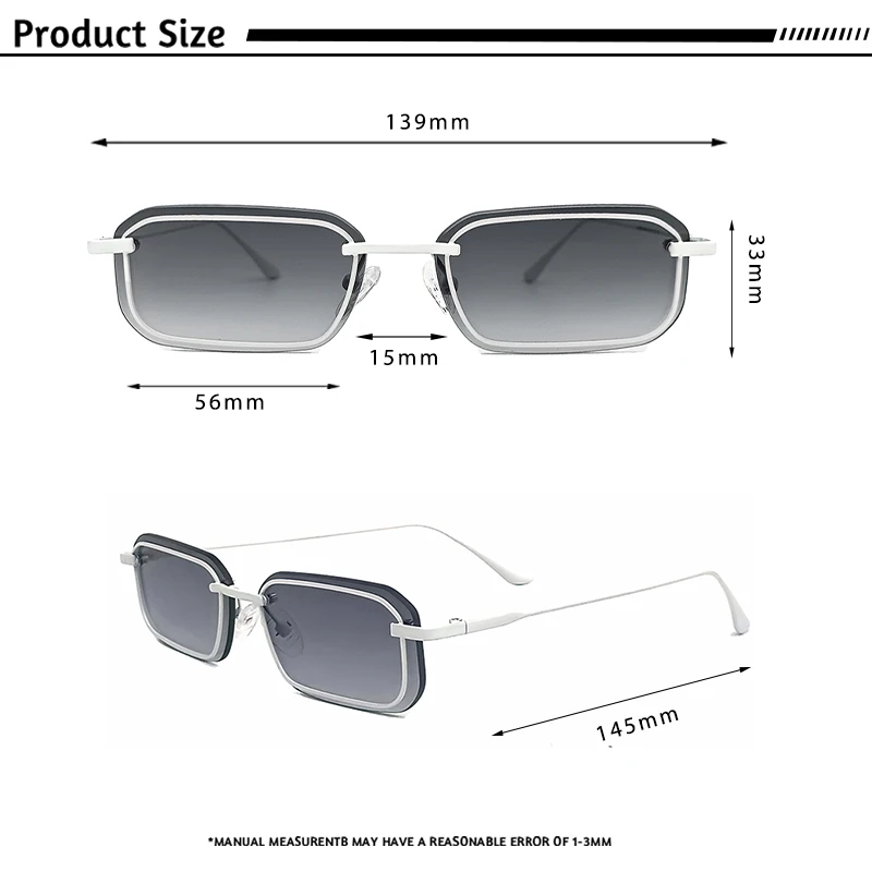 Raute neue Retro Punk Sonnenbrille Herren quadratischen kleinen Rahmen Sonnenbrille personal isierte Outdoor-Sport brillen Sommer uv400