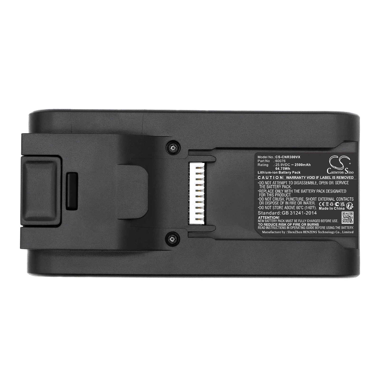 Batería de repuesto CS para Sencor SVC 0725BK,SVC 8725GD,SRV 4250,SRV 6250,SRV 8250,SRV 9250 PN:SVX 047 2500mAh / 64.75Wh