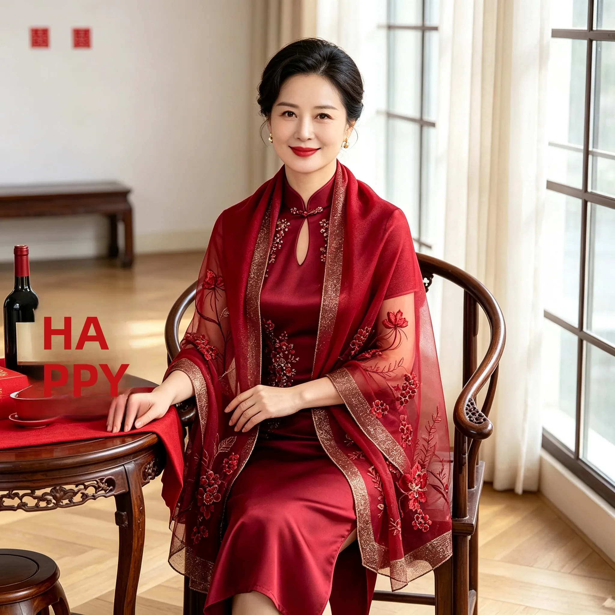 Echarpe-chale-en-soie-rouge-a-broderie-lourde-legere-pour-mariage-et-banquet-accessoire-de-tenue-pour-la-mariee-echarpe-rouge-clair