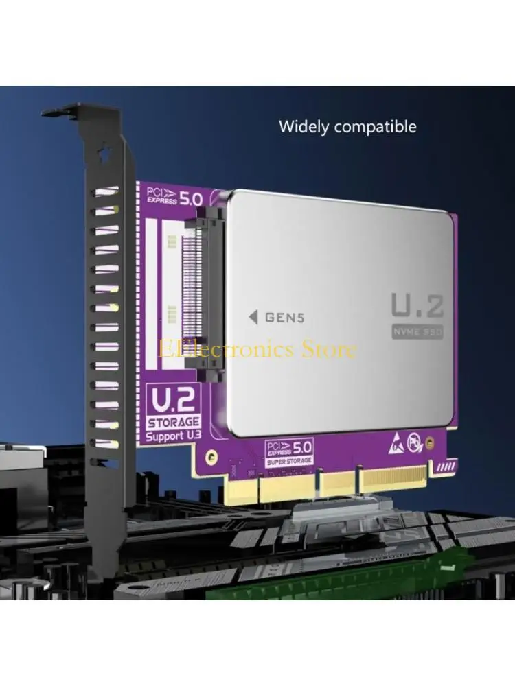 

B03C Efficient PCIE 5.0 to U3 SFF-8639 Host Adapter for PM1735 Servers And Workstations