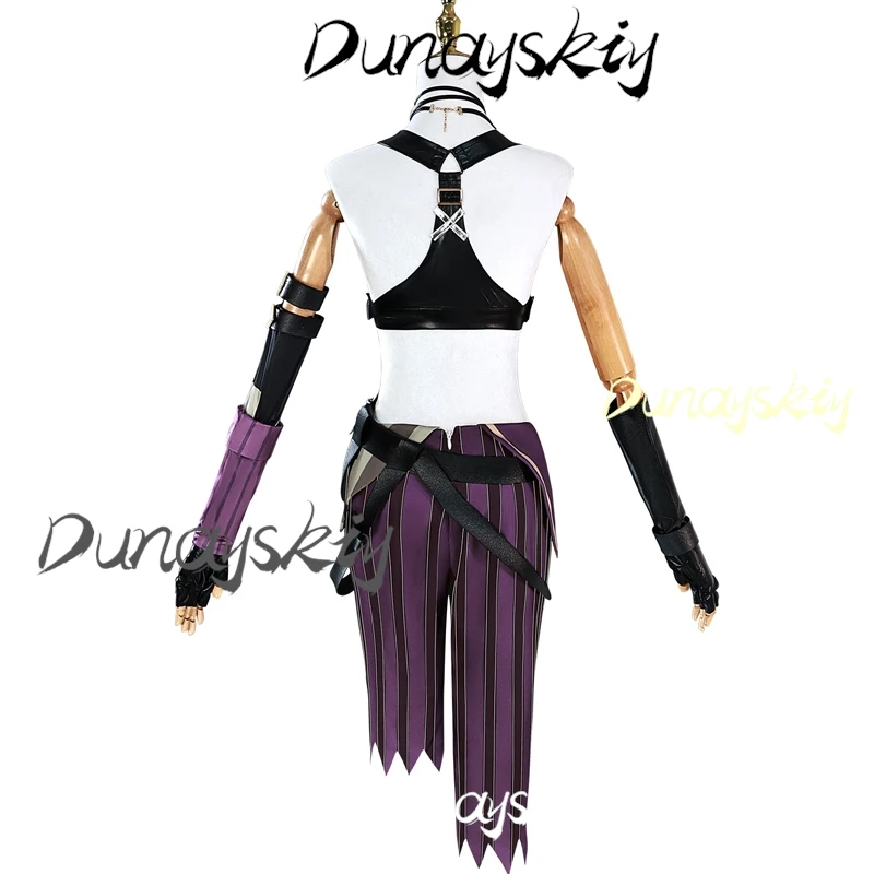 LOL Arcane Gioco Jinx Costume Cosplay Parrucca Blu Vestito Cosplay Vestito Di Natale Di Halloween Costume Di Carnevale Delle Donne Sexy Personalizzato
