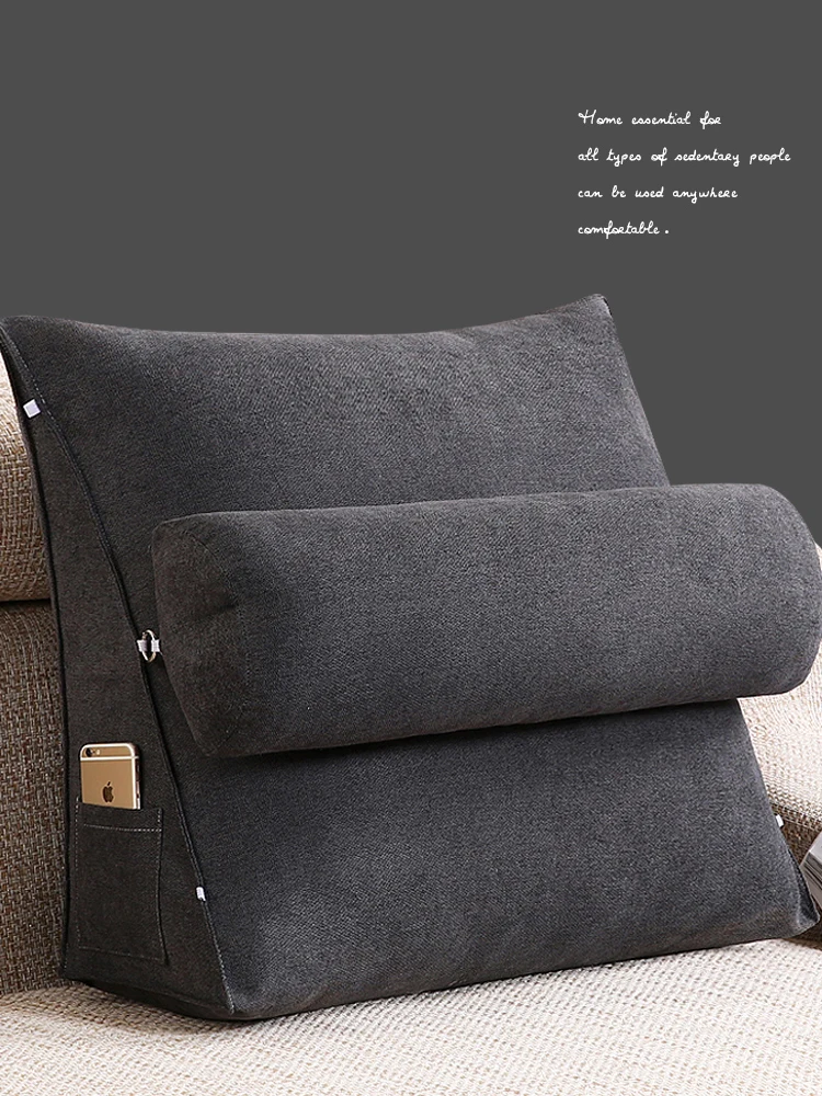 

Подушка для сиденья и спины Manin Du Home e Soft Cuion, для офиса, дивана, спальни, чисто однотонная, для кровати