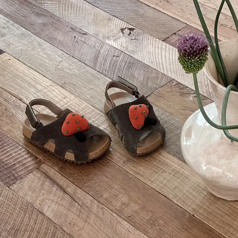 Mädchen Strandschuhe Süße Lässige Kinder-Sandalen Weiche Sohle Rutschfest 2026 Sommer Neue Kinder-Modesandalen Weiche Sohle – Detail 5