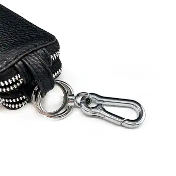 Univerzální pouzdro na klíče od auta s kovovým háčkem, vizuální držák na klíče, taška z umělé kůže, retro přívěsek na klíče, peněženka, taška s dálkovým ovládáním od auta 10 nejlepší prodej Kryt klíče Smart Fortwo - №5