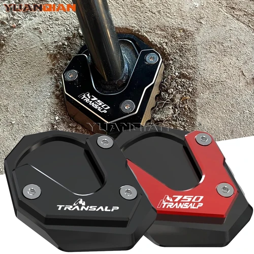 XL750 TRANSALP soporte lateral para motocicleta extensión de caballete placa de soporte ampliar para Honda Transalp 750 XL 750 2023 2024