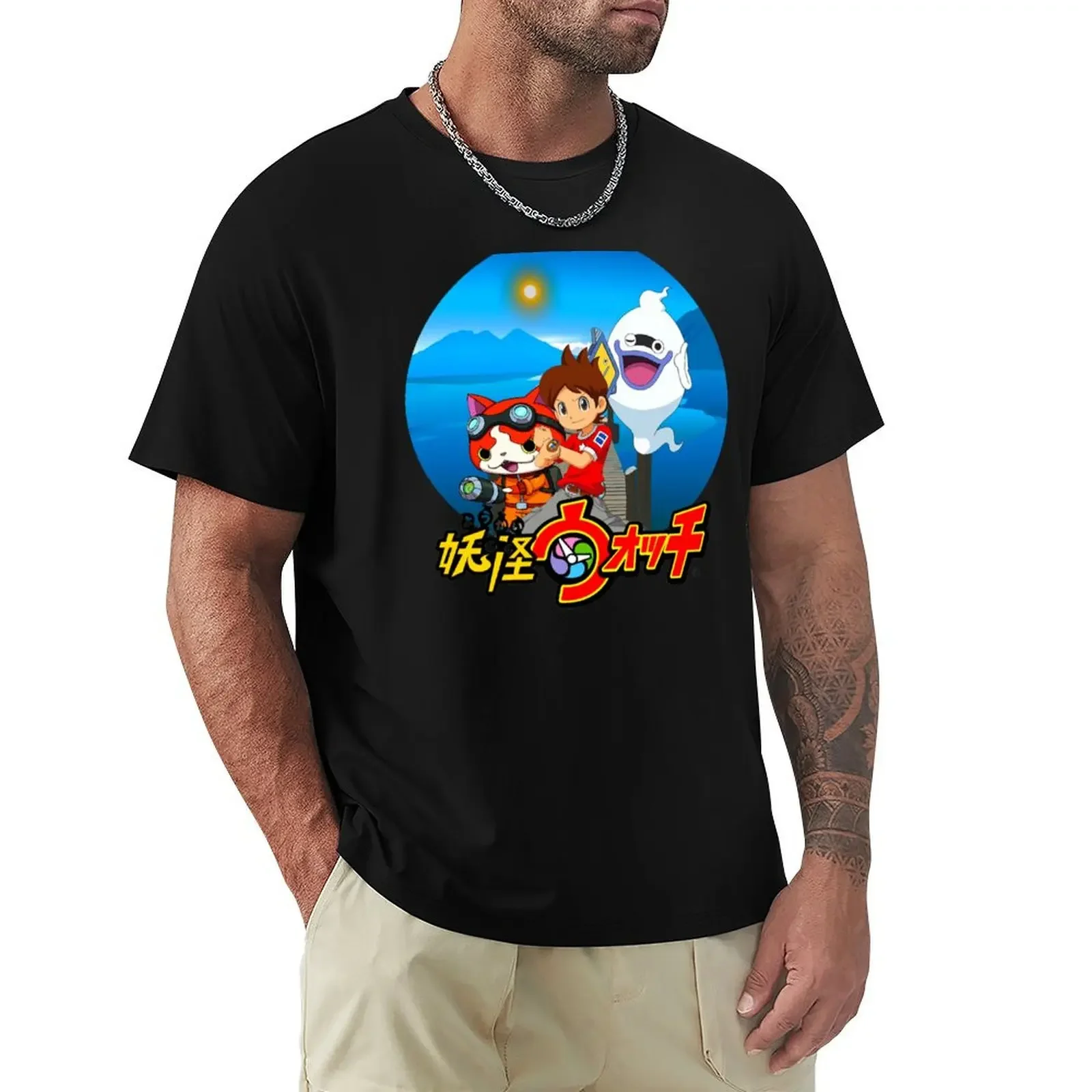 yokai-watch T-shirt graphics hippie clothes shirts graphic tees oversized t shirts for men