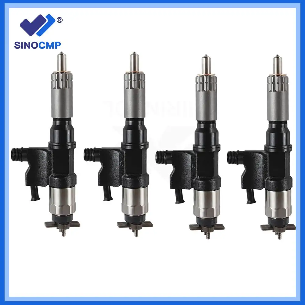 

4pcs Fuel Injector assy 095000-5504 095000-5500 8-97367552-1 095000-5503 8973675520 8973675522 For ISUZU 4HL1 6HL1 Engine New