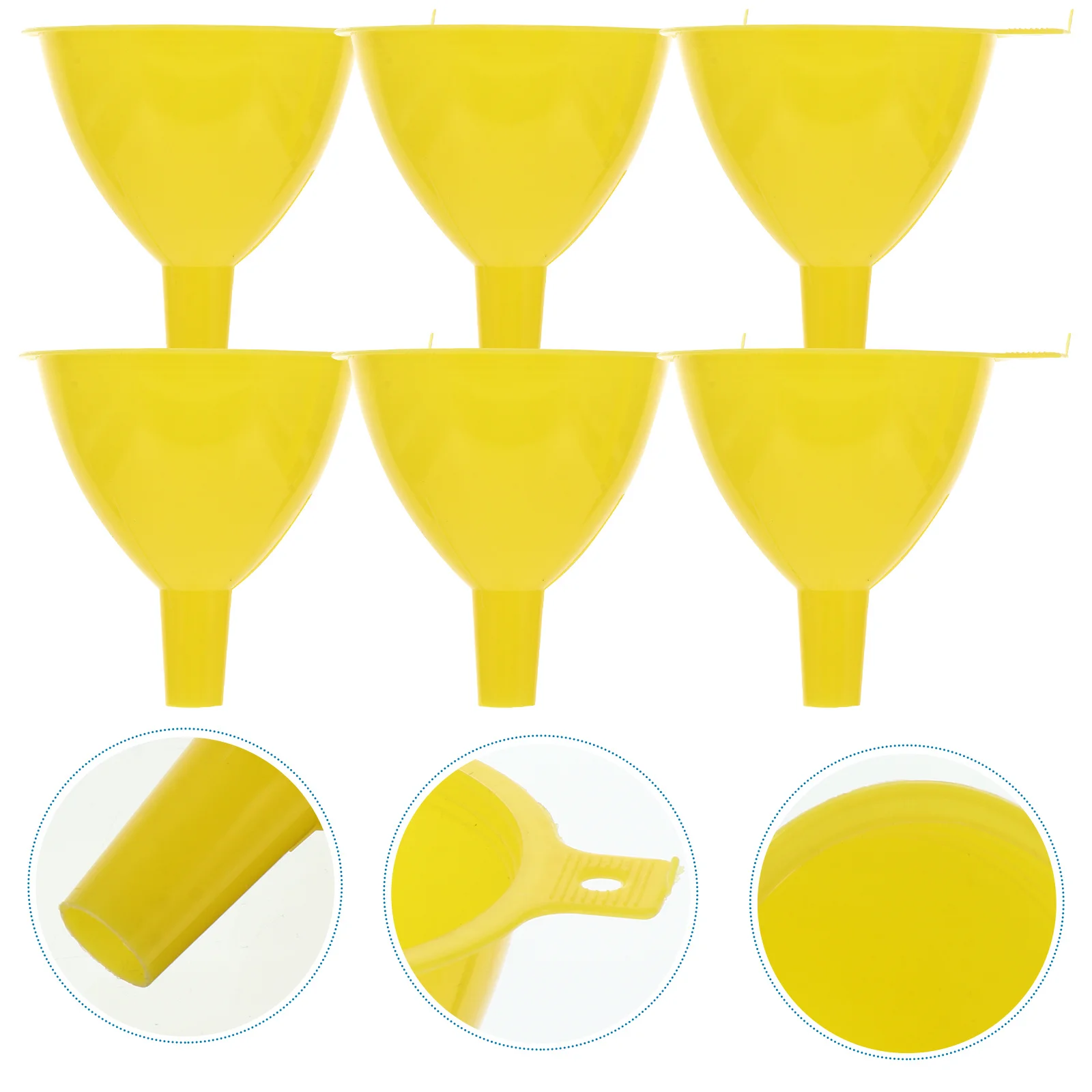 

10pcs Laboratory Plastic Thickened Durable Small Funnel For Liquid Solid Transfer Filter Filling Funnel Kitchen