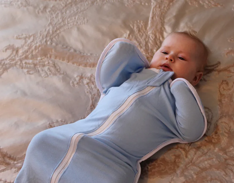 كيس نوم قطني للطفل ، كيس نوم للرضع ، بطانية قماط ، لف ، رمادي ، وردي ، أزرق ، أبيض ، 3-14 ، 4 أحجام #3