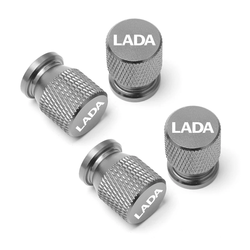 For Lada Niva Vesta Samara Kalina Largus Priora Xray Granta Car Wheel Tire Valve Caps Tyre Stem Covers Airdust Waterproof