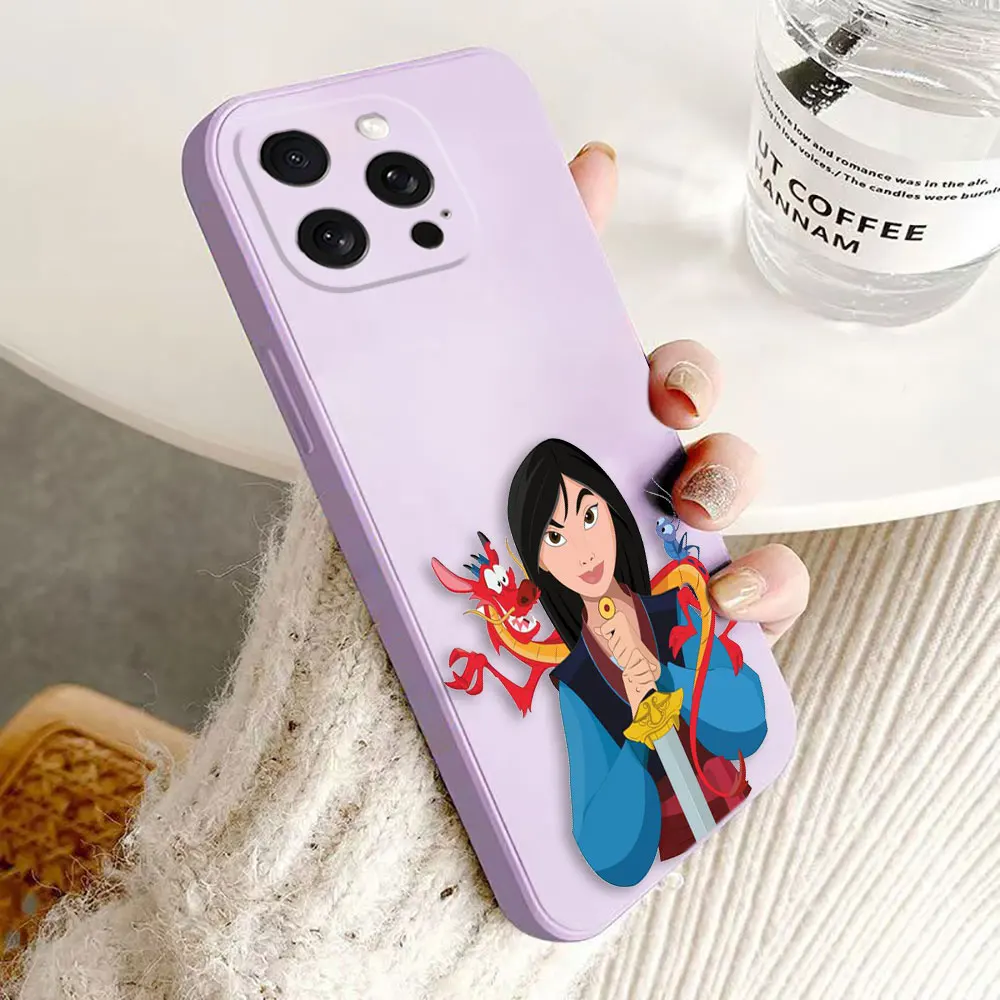 Dragon Mulan Mushu Cover Phone Case For Apple iPhone 16 15 14 13 12 11 Pro XS Max Plus Color Soft Silicone Case Coque Funda Capa