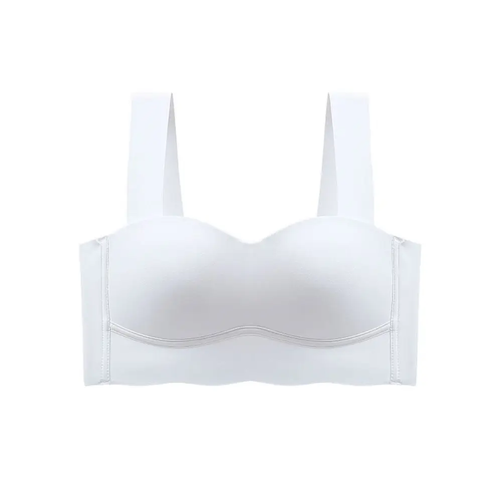 Sutiã sem costura sólido sem costas sem fio bralette push up sutiã feminino resfriamento de ar beleza volta reunido sutiã verão