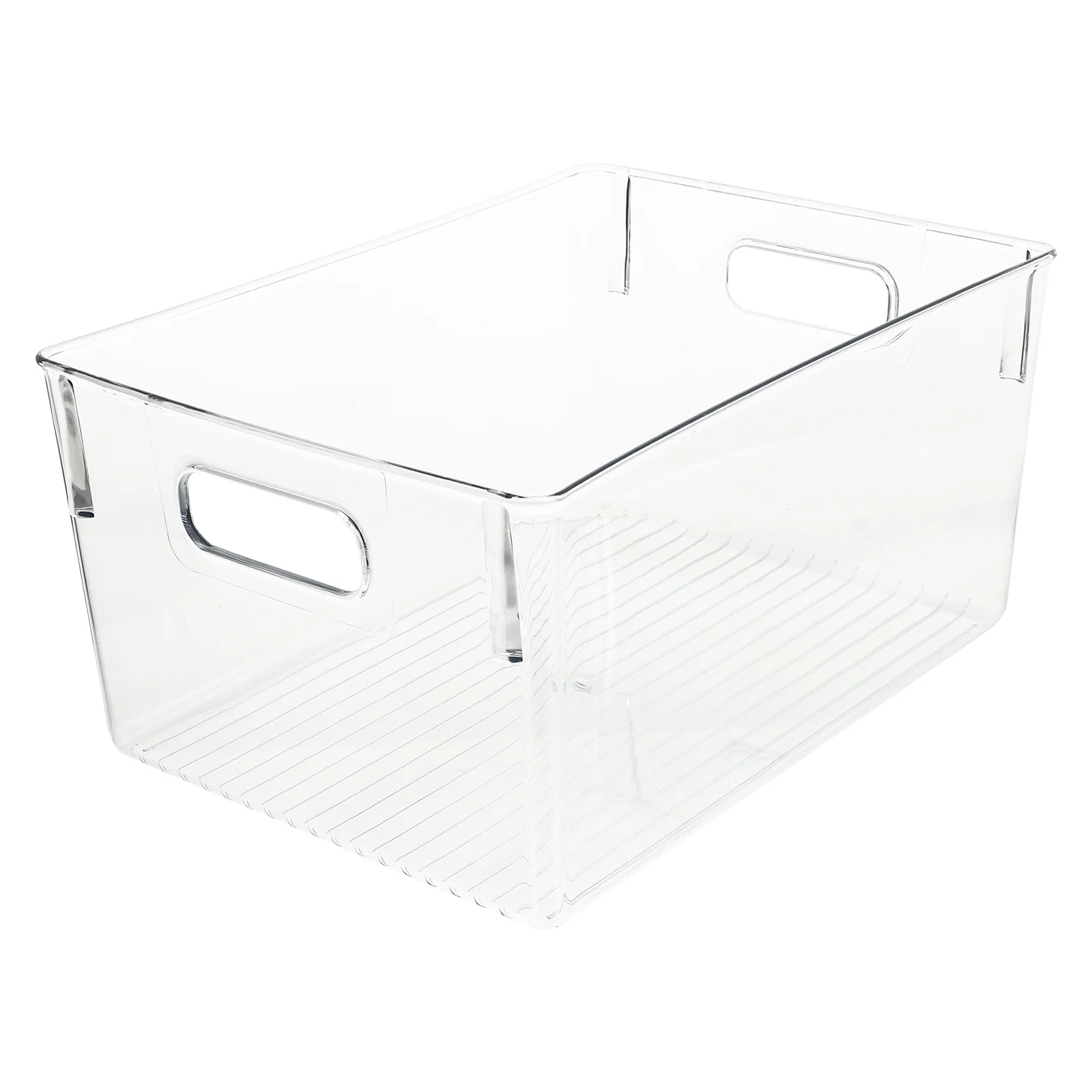 

1Pcs Multipurpose Book Storage Container Transparent Plastic Organizer Box for Home Classroom Office Library Storage Box