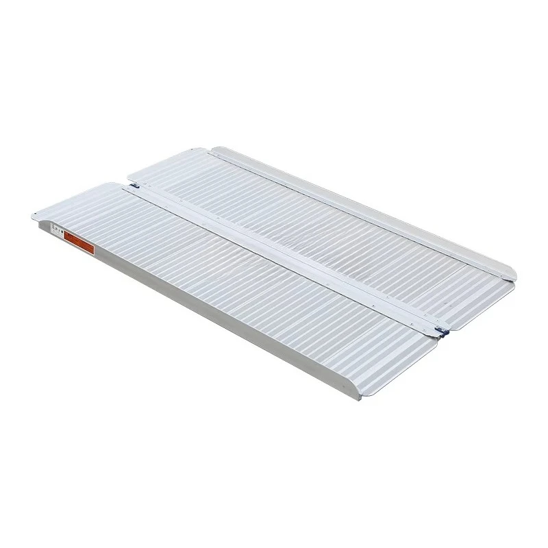 Aluminum Alloy Barrier Free Ramp Portable Mobile Folding Step Over Stair Ramp Board