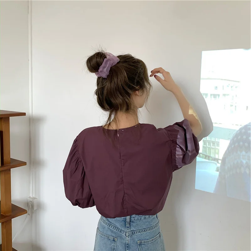 2025 Camiseta de manga corta de Color sólido de talla grande para mujer, camiseta holgada de verano para mujer, patrón de alta calidad CCXX261