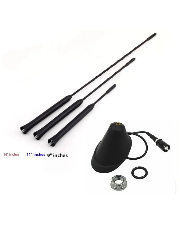Universelle 12V Anti-Noise Auto-Dachantenne AM/FM Whip-Antenne mit Halterung für verbesserten Radioempfang – Detail 1