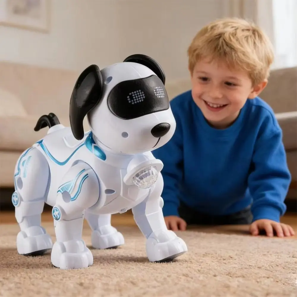 Programmable Intelligent Music Robot Dog Dancing Smart Walking Electronic Robot Dog With Light Voice Control RC Robot Dog
