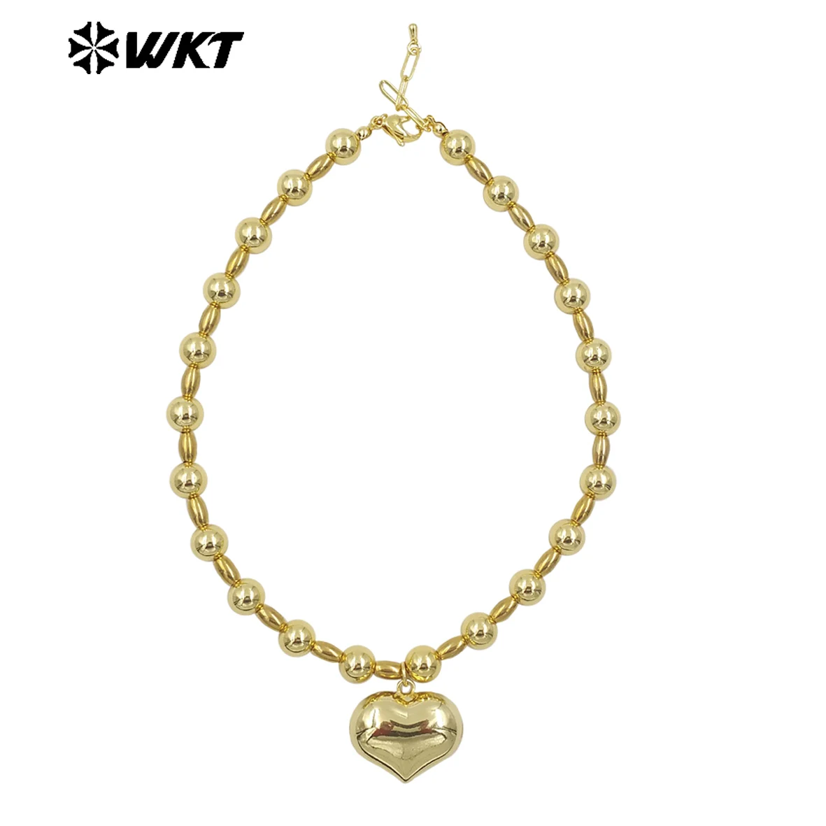 

WT-JFN16 Trenday And Exquisite Heart Shape Pendant In 18K Gold Silver For Women Special Daily Jewelry Decorated