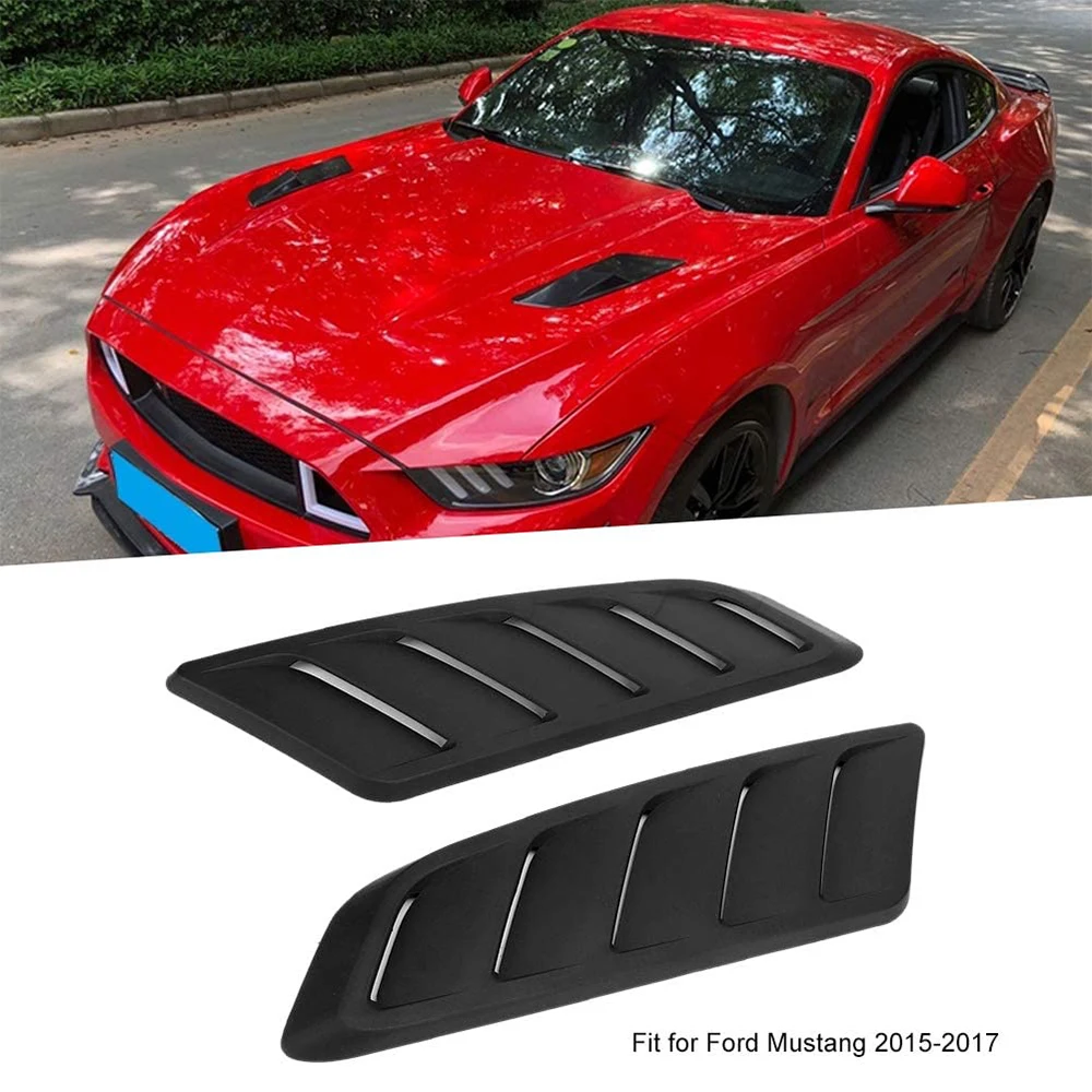 

2 шт., вентиляционные отверстия для капота автомобиля Ford Mustang 2015 2016 2017