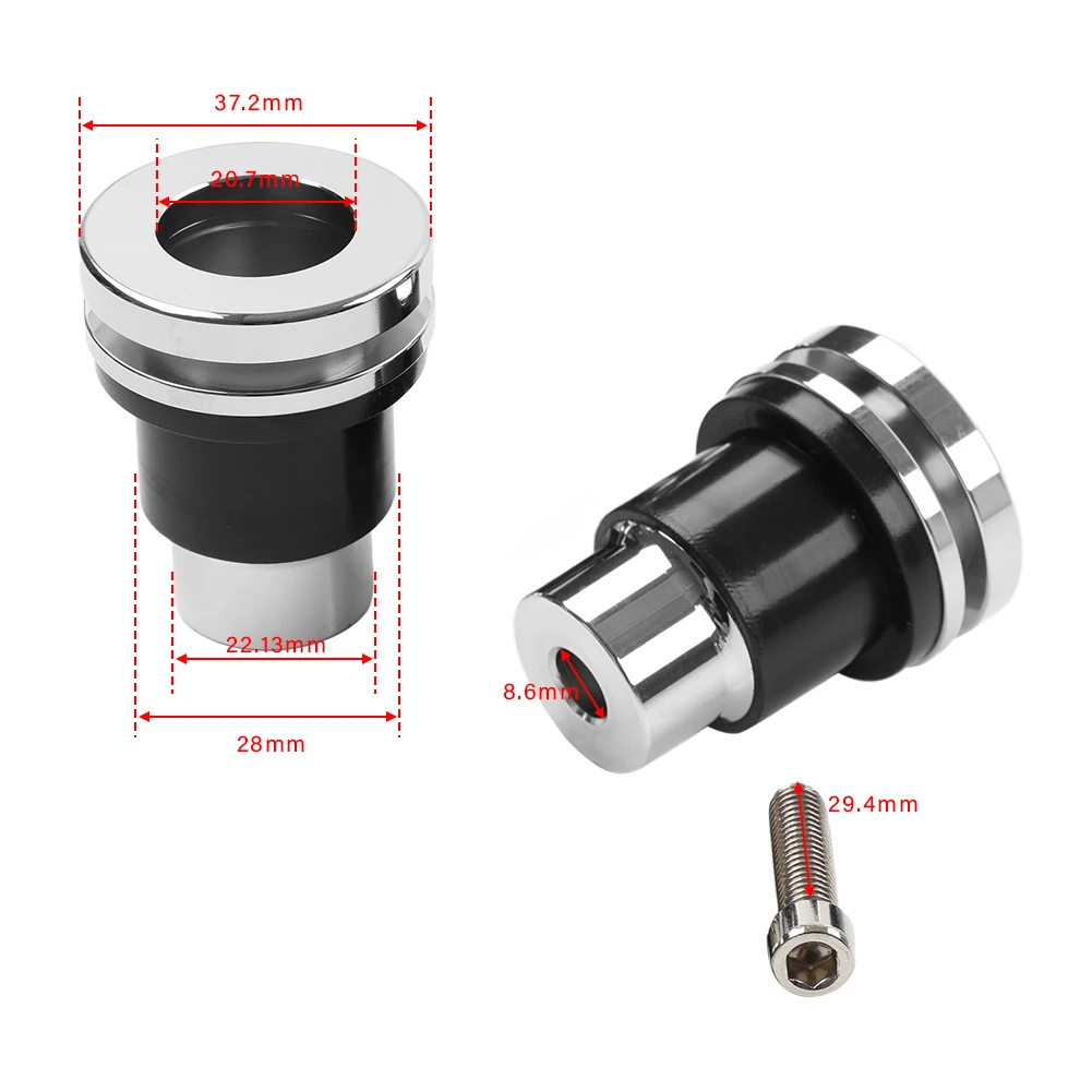 4 PCS Motorbike Quick Release Mounting Spools Screw Kits Aluminium For Indian Chief Dark Horse Classic Vintage 2014-2020