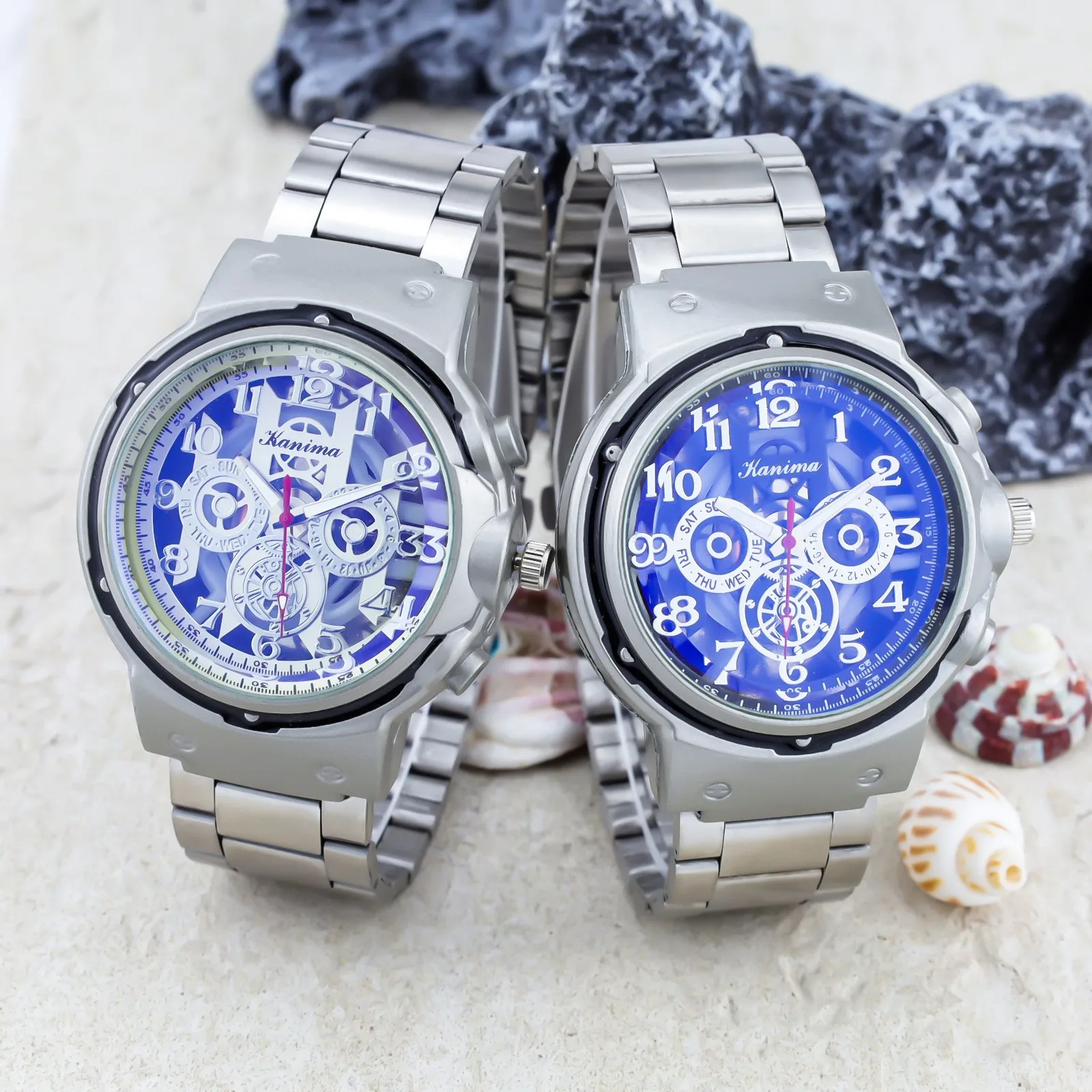 

Fashion Trendy Men's Watch Men's Casual Business Hollow Round Arabic Numeral Quartz Watch