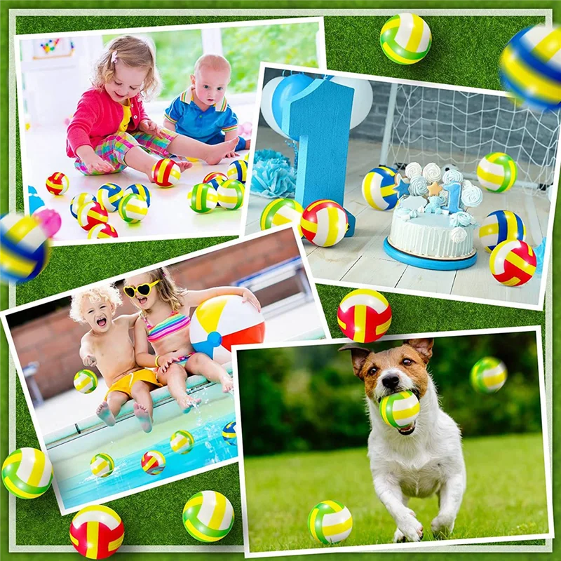 كرات إجهاد صغيرة للكرة الطائرة للأطفال ، تخفيف التوتر ، ألعاب الحفلات ، الرياضة