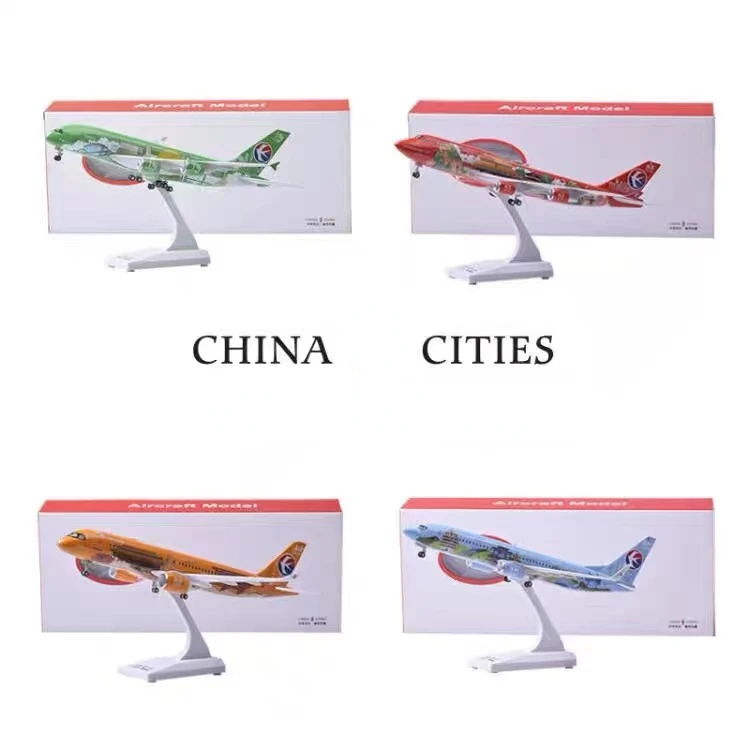 

30cm Voice-activated Light Boeing Assembled Aircraft Model A380 City Airline Toys