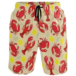 Vintage Chinese Carp Dragon 3d Printed Beach Shorts Street Short Pants Men Summer Loose Swim Trunks Quick Dry Board Shorts