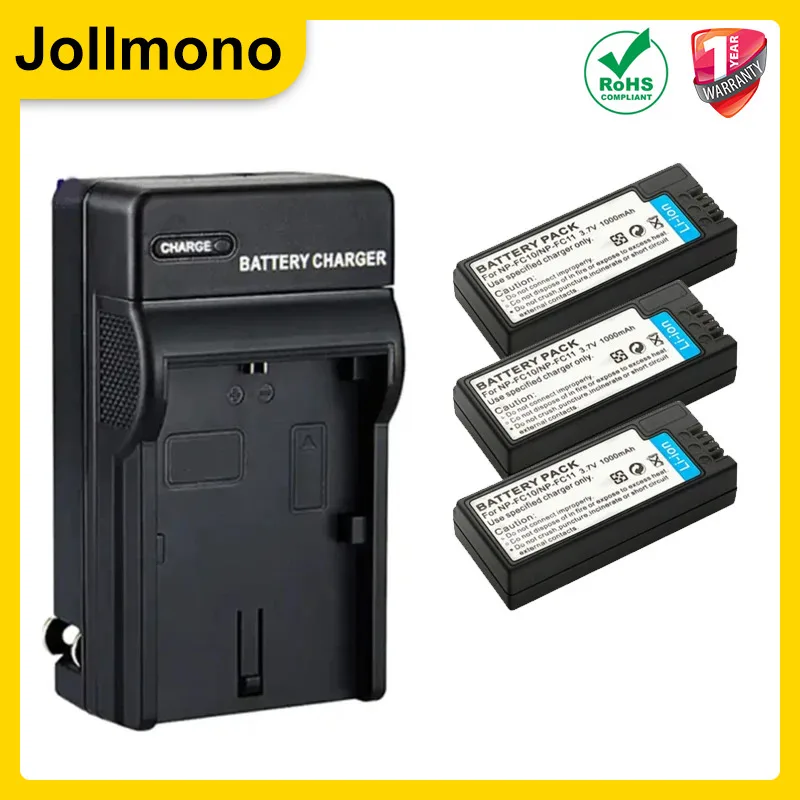 1000mAh NP-FC11 NP-FC10 Battery+Charger for Sony Cyber-shot DSC-P10 DSC-P8L DSC-P9 DSC-P7 DSC-P2 DSC-P3 DSC-P5 DSC-F77