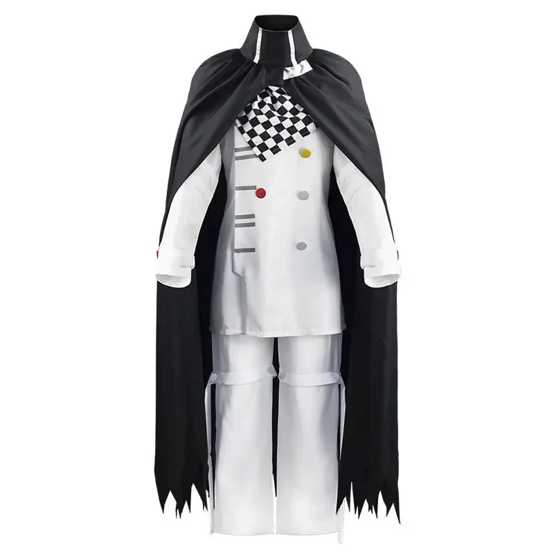 

2025 12 Kokichi Oma Cosplay Costume Wig Anime Danganronpa V3 Ouma Suit Cloak Hat Women Men Halloween Carnival Party Outfits Role