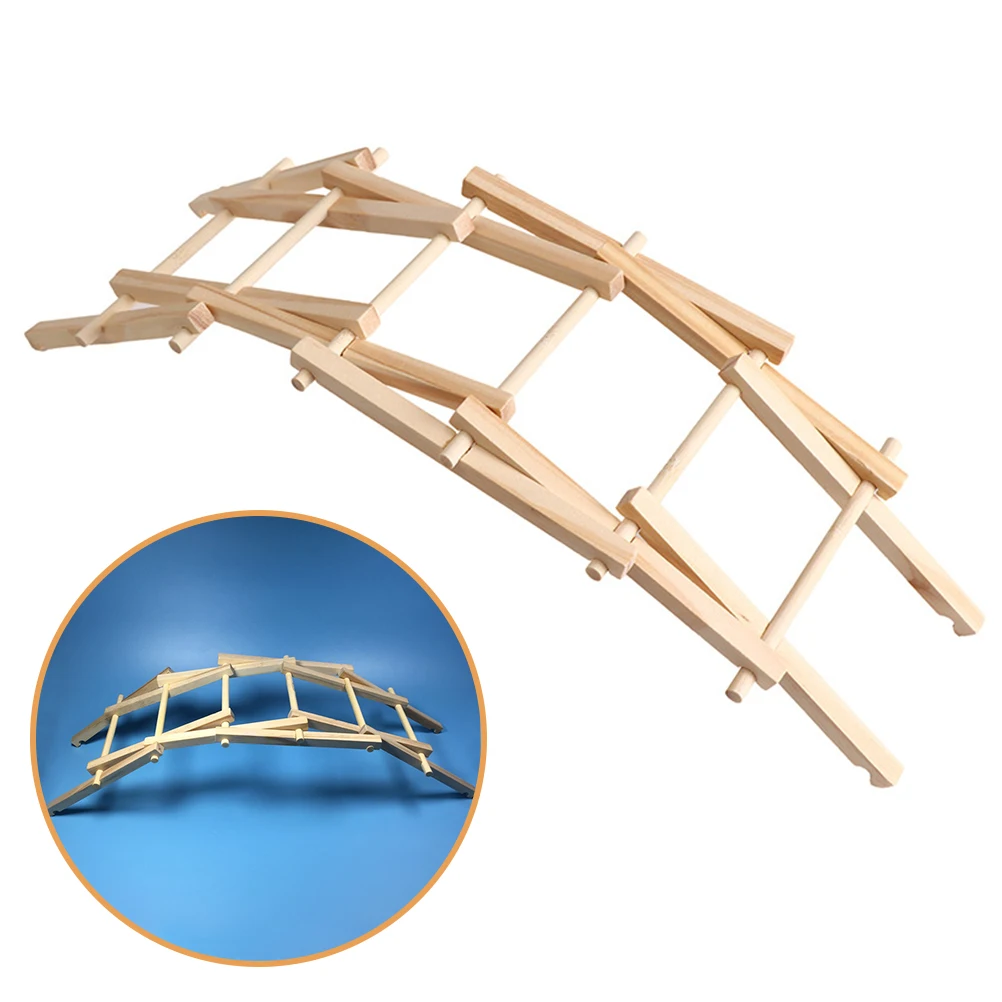 

1 set Wooden Arch Toy Toy Science Plaything Science Production Set Kids Diy Model Building Kits Educational Plaything