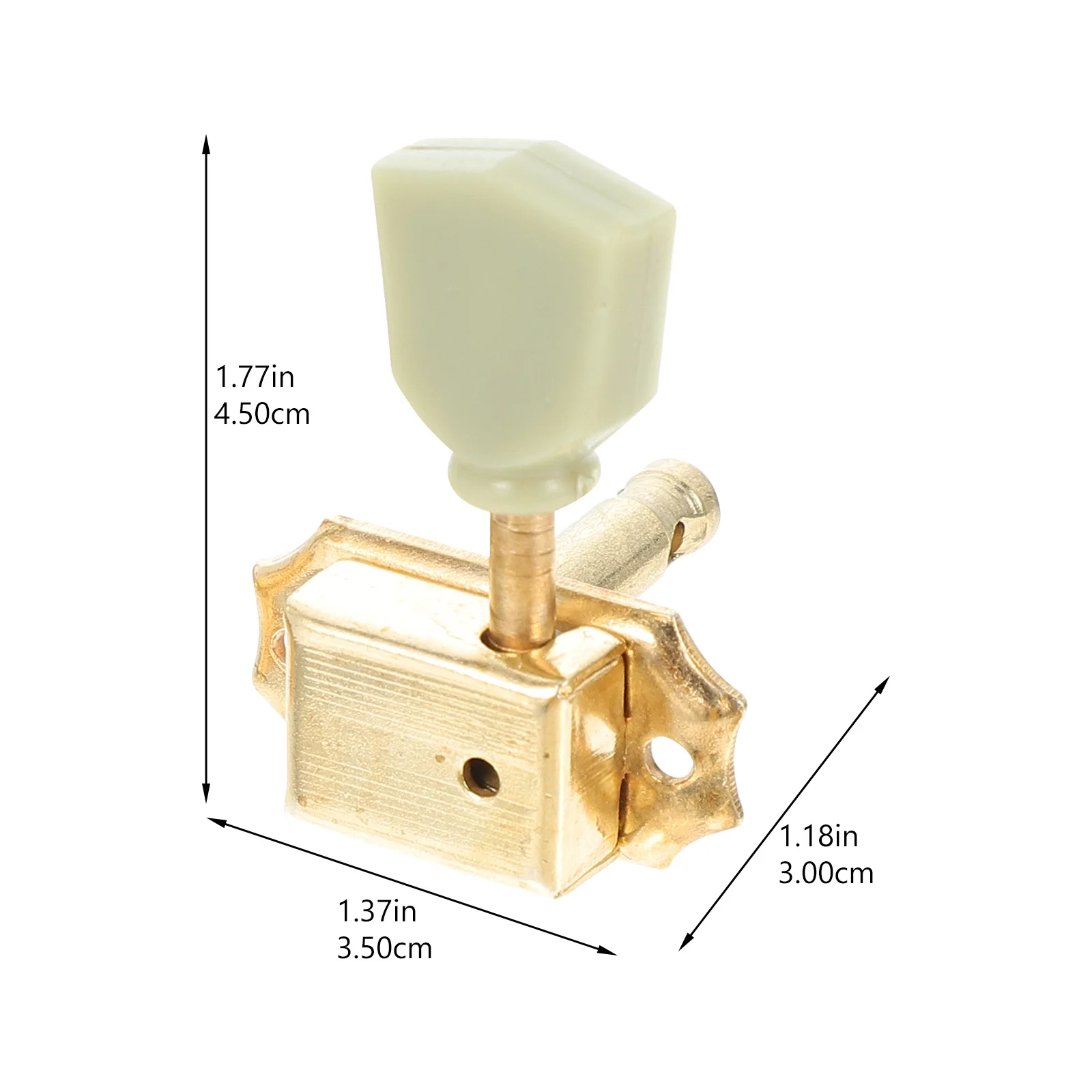 6 قطعة أوتاد ضبط سلسلة الجيتار رؤوس موالف معدنية لاستبدال أجزاء آلة الجيتار الكهربائي الصوتي