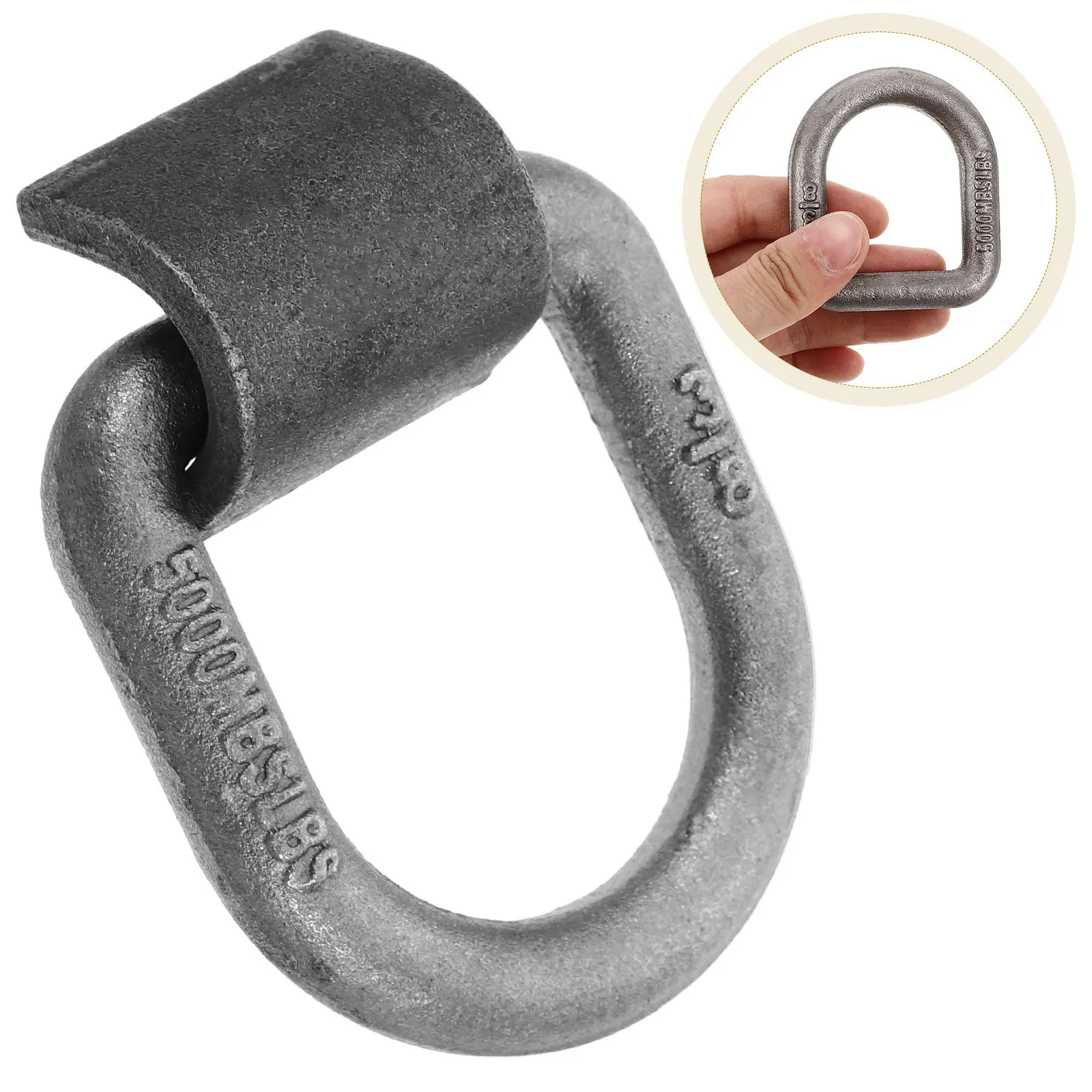 

Усиленные приварные кованые D-образные кольца из стали для крепления грузов на платформах грузовиков и прицепах, свариваемые D-образные кольца для прицепов, крепление для приварки