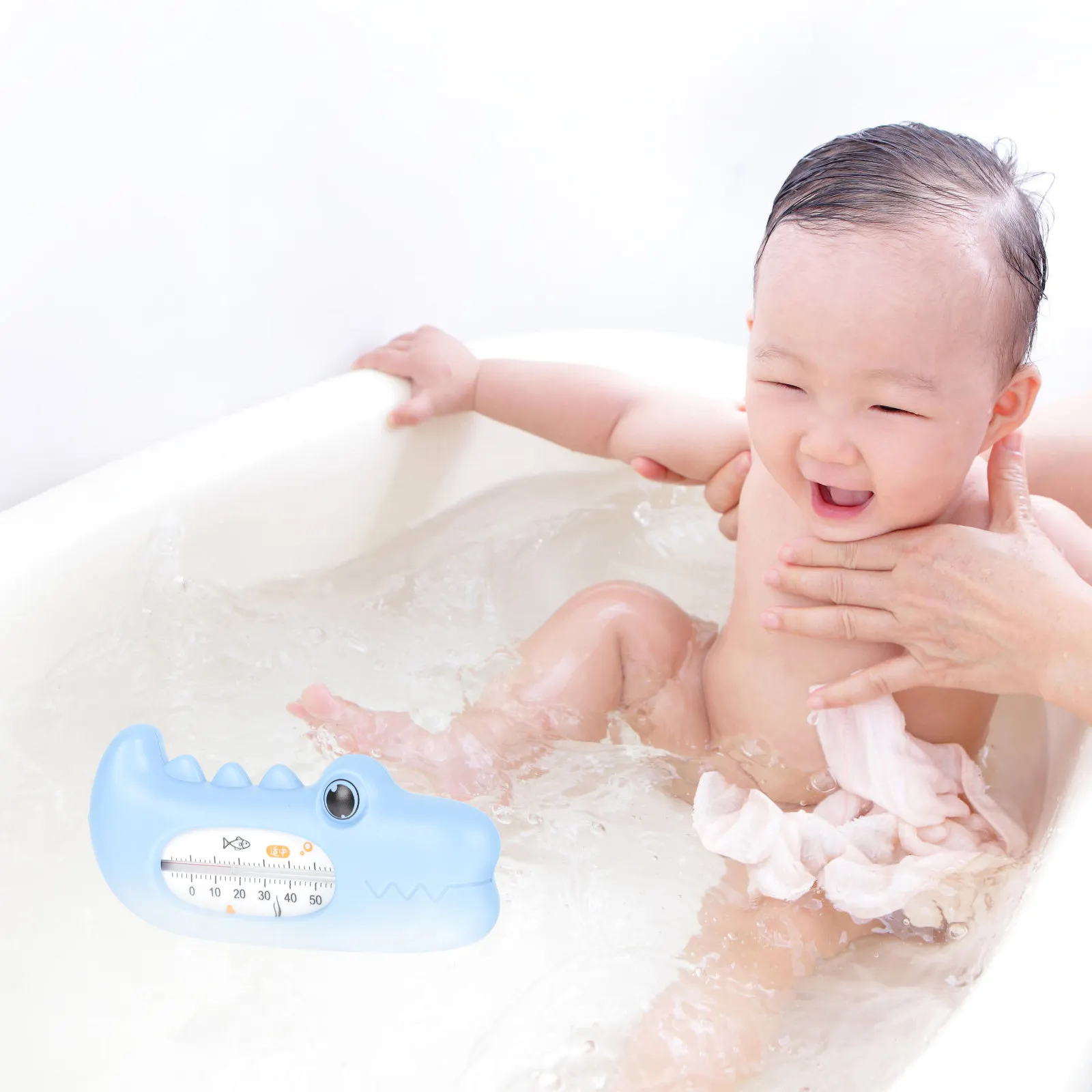 2Pcs Baby Water Thermometers Cartoon Animal Shape Safe Bath Temperature Measurement Tool Infant Pool Tub Shower Thermometer