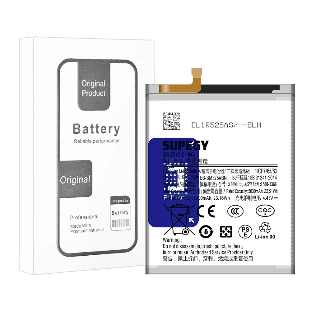 2026 years Brand New EB-BM325ABN 6000mAh Battery For Samsung Galaxy M32 4G/M325 + Tools