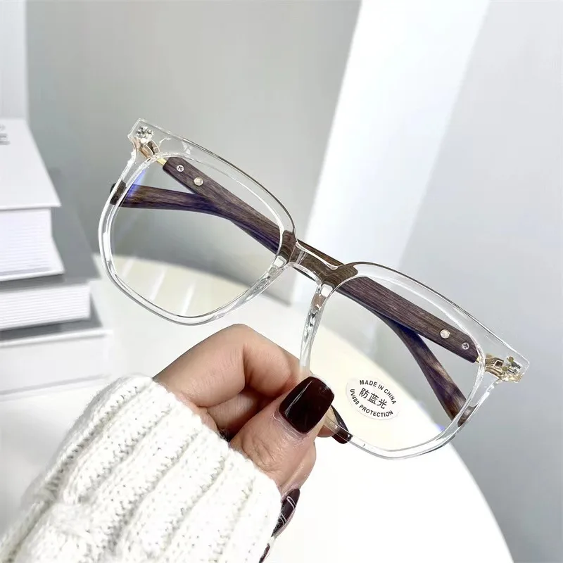 New Arrival Unisex Square Plain Glasses for Men Women PC Frame Glasses for Party Eyeglasses Polygon Glasses For Male Female