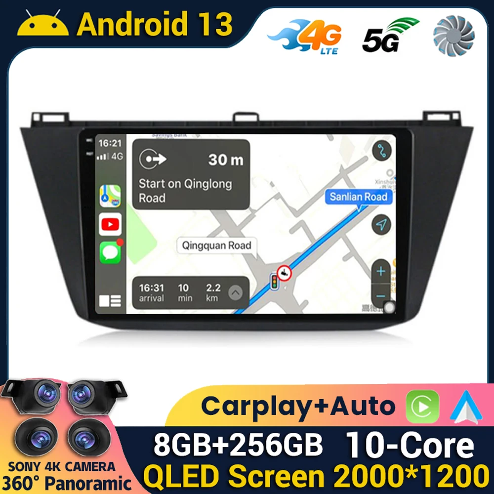 

Android 13 Carplay For Volkswagen Tiguan 2 Mk 2016 2017 2018 2019 2020 2021 2022 Car Radio Multimedia Video Player Stereo GPS BT