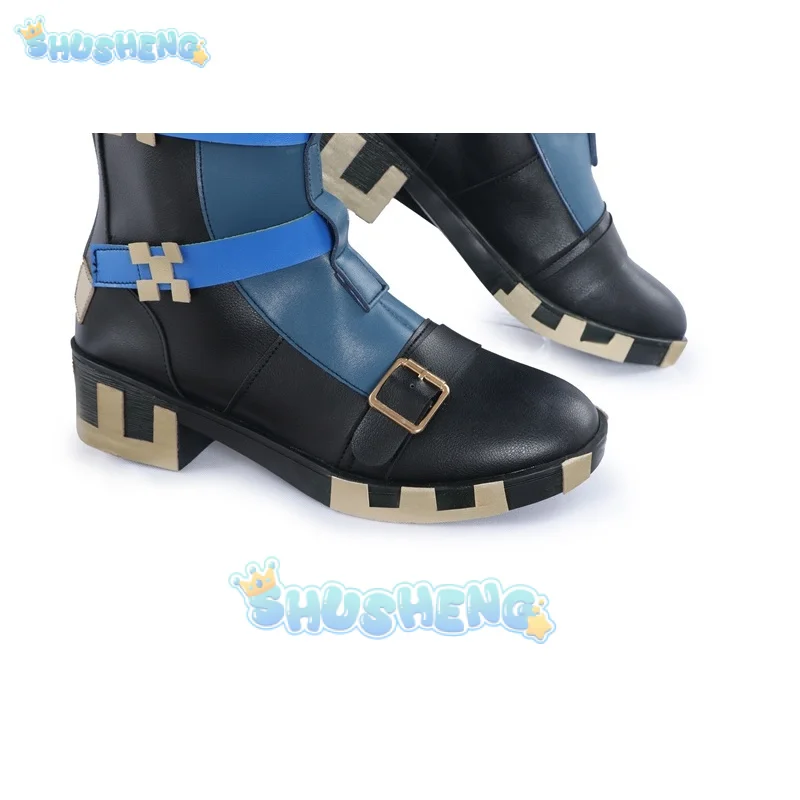 Kinich Cosplay Shoes Game Genshin Impact Short Boots Pyro Archon Natlan Prop for Halloween Party Shusheng