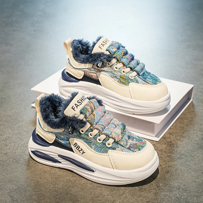 

Хит продаж: Зимние детские спортивные кроссовки с амортизацией, дышащие, с устойчивой поддержкой, для бега, универсальные, нескользящие, повседневные.