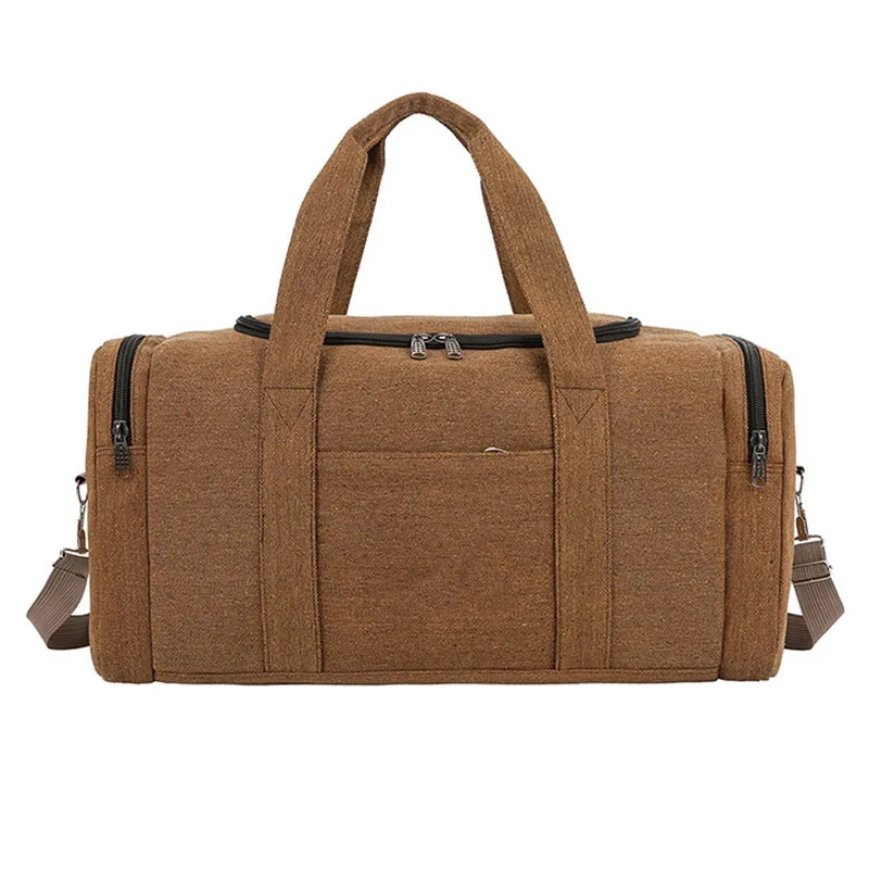 Bolsas de viaje de lona de gran capacidad para hombre, bolso de viaje portátil multifuncional, bolsa de equipaje, bolsa de fin de semana, XA193K